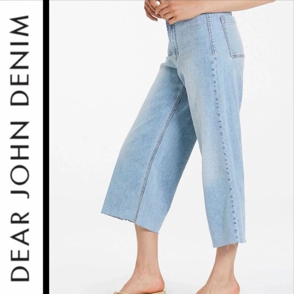 NWT Dear John Audrey Wide Leg Crop Jeans - Picture 2 of 16